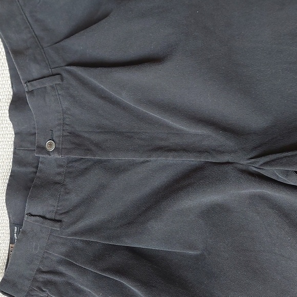 CARAVAN traveling Freedberg Made in USA Pleated Black Pants - Picture 3 of 6